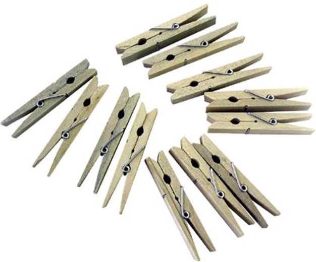 TORO Wooden Clothespins 24 pcs