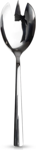 Roestvrijstalen salade serveervork 1 stuk
