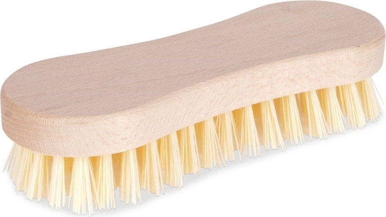 Brosse à récurer en bois avec poils durs