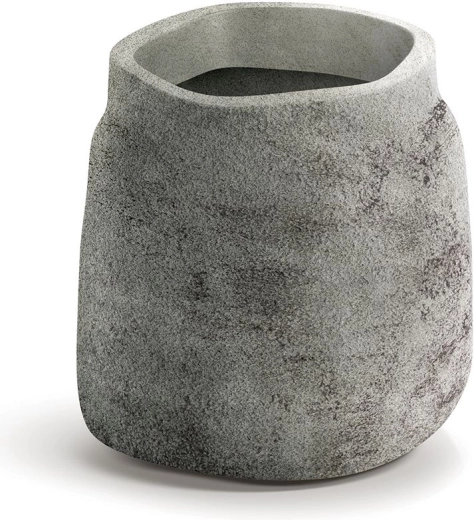 Pot de fleurs Boge 38 cm gris sel