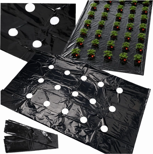 Perforated garden film with holes 0.95 × 10 m - 1 piece