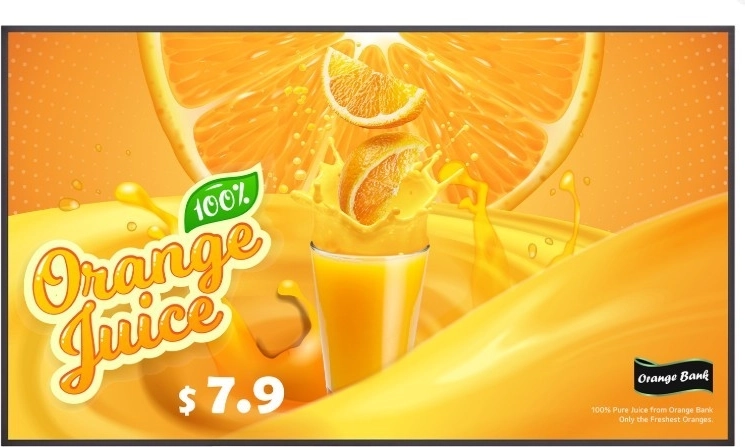 large-format monitor 43" uhd 500 cd/m² for 24/7 operation