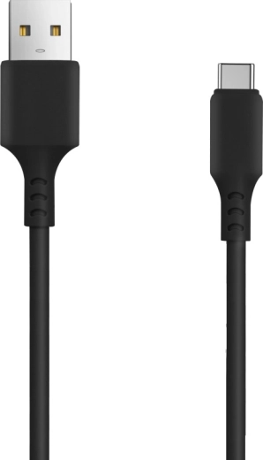Setty USB–USB‑C cable 1 m 3 A black