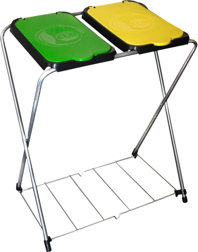 ECO-GLOBE 2 Sorted Waste Stand with Grid 66 × 42 × 81 cm