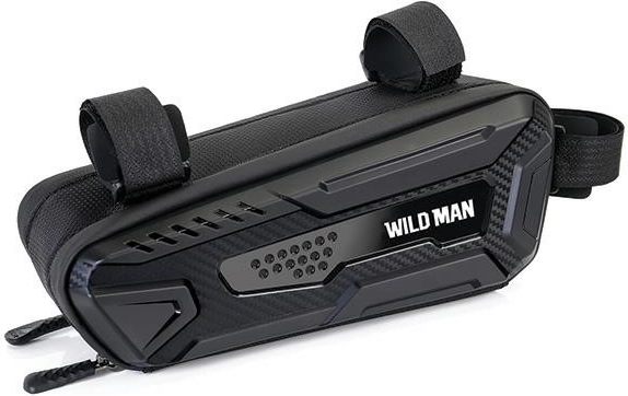 Wildman fietsframetas met telefoonhouder M40 zwart