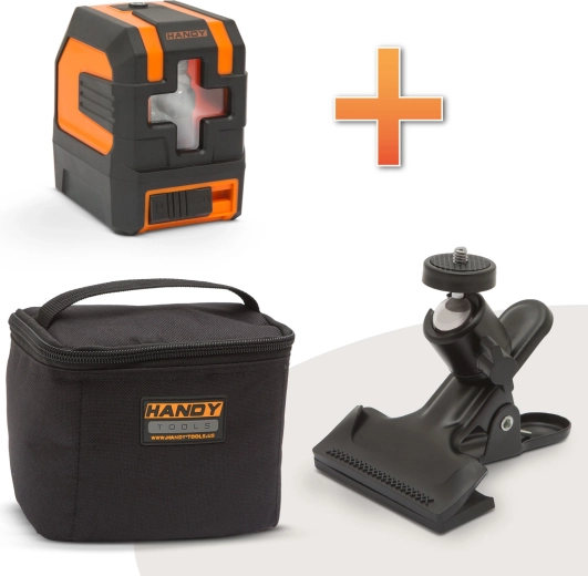 Niveau laser en croix Handy Tools avec une portée de 10 m