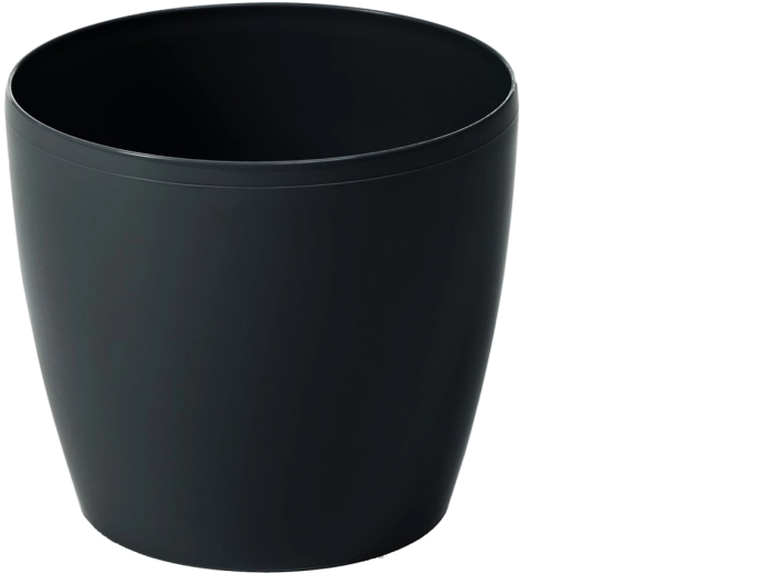 Magnolia Flower Pot 25 cm Black