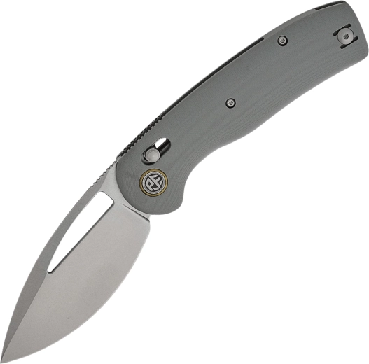 Folding Knife Petrified Fish Viper 8.9 cm, stonewash, gray G10
