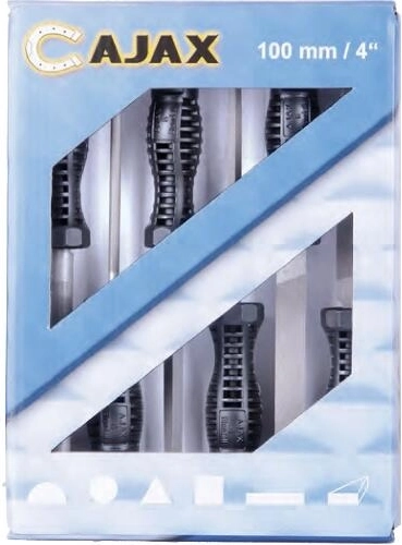 Vijlenset 6-delig 100/2 met kruissnede