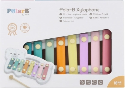 Wooden Xylophone PolarB – Polar Bear for Kids