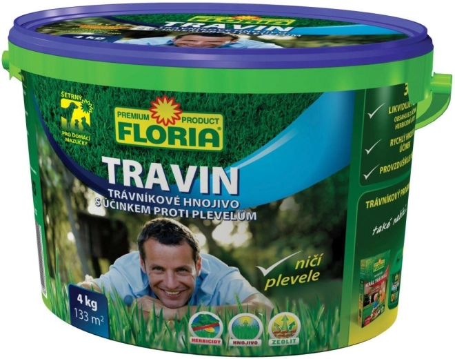 Fertilizer FLORIA TRAVIN 3in1, 4 kg