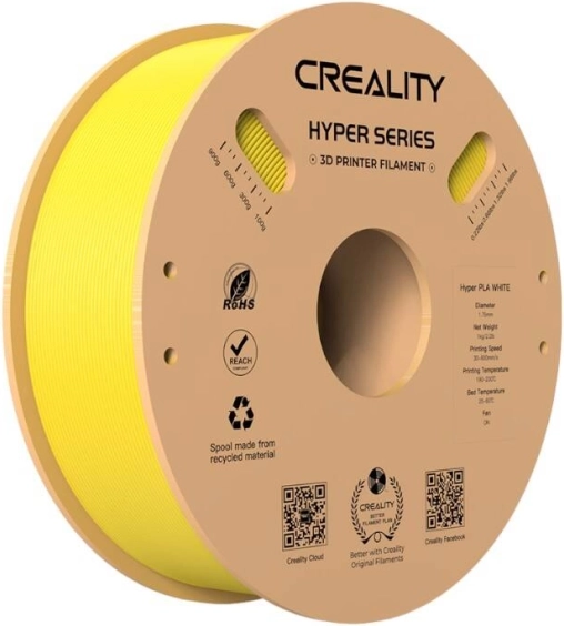 Filament Creality Hyper PLA 1,75 mm jaune 1 kg