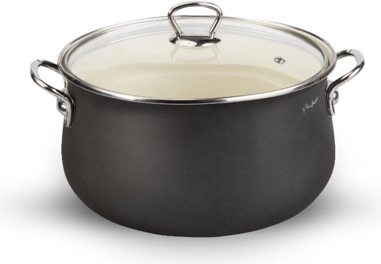 Casserole émaillée Lamart avec couvercle 22 cm 5 l Hard
