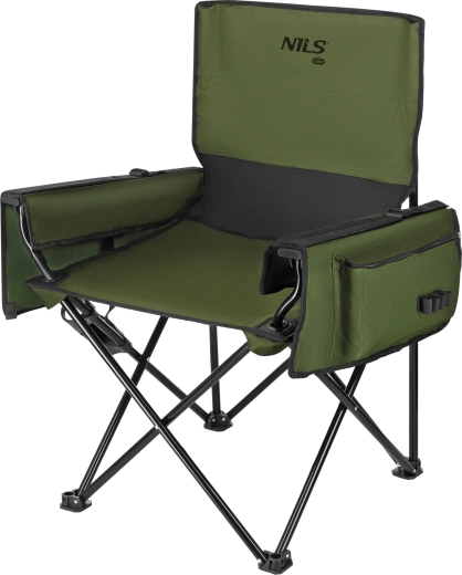 Chaise de camping pliante NILS Camp verte