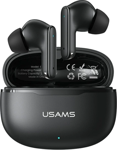 USAMS E05 TWS Wireless Earbuds Bluetooth 6.0 Black