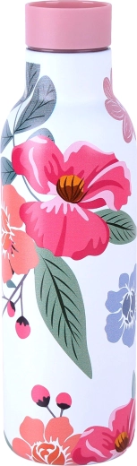 Stainless Steel Thermos with Stop Valve Kitchisimo 480 ml Pink