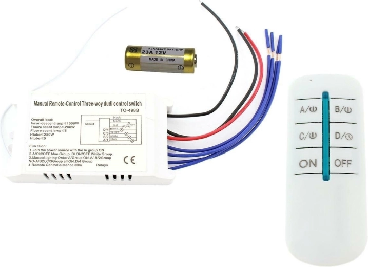 AG132B ON/OFF ON/OFF 230V 4 CHANNELS