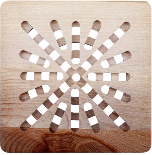 Wooden trivet TORO 19.5 × 19.5 cm