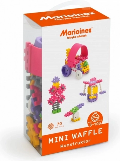 Mini Waffle Construction Set 70 pcs for Girls