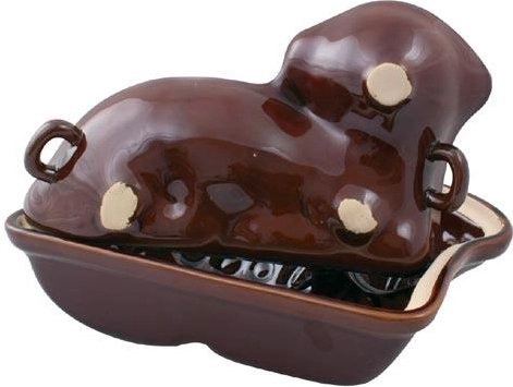 Keramische zweiteilige Form für Osterlamm 31 × 19,5 × 13 cm