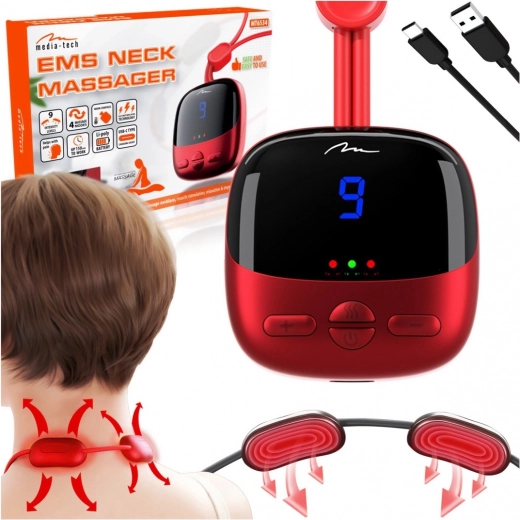 Media-Tech EMS Neck Massager voor nek en hals