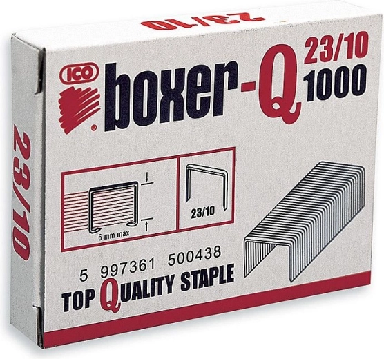 23/10 galvanized staples, 1000 pcs