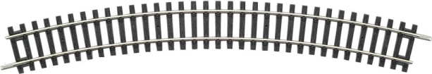 Rail courbe PIKO H0 R3, 30°, rayon 484 mm