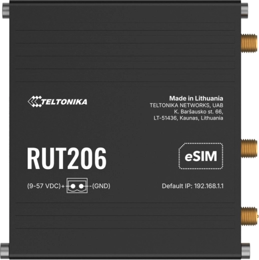 Teltonika RUT206 industriële router met eSIM - 1 stuk