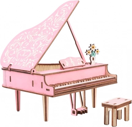Houten 3D-puzzel piano WOODCRAFT