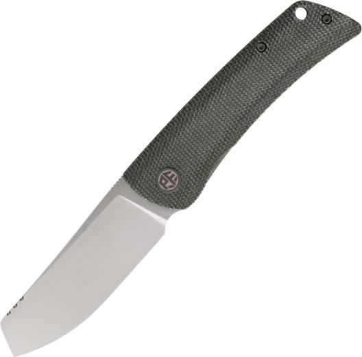 Petrified Fish Flavorist PFE05GRMP folding knife 8 cm, satin, green Micarta
