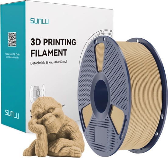 Sunlu Wood filament pro 3D-printen esdoorn