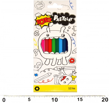 Hexagonal colored pencils 12 pcs