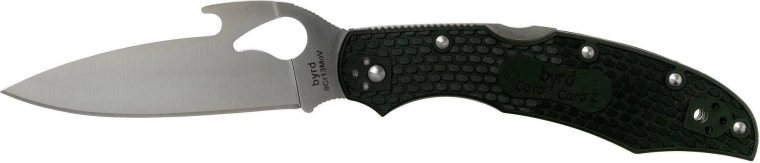 Byrd Cara Cara 2 couteau de poche pliant léger à ouverture Emerson, 8,4 cm, noir FRN