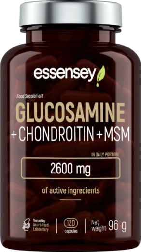 Essensey glucosamine + chondroïtine + MSM (120 capsules)