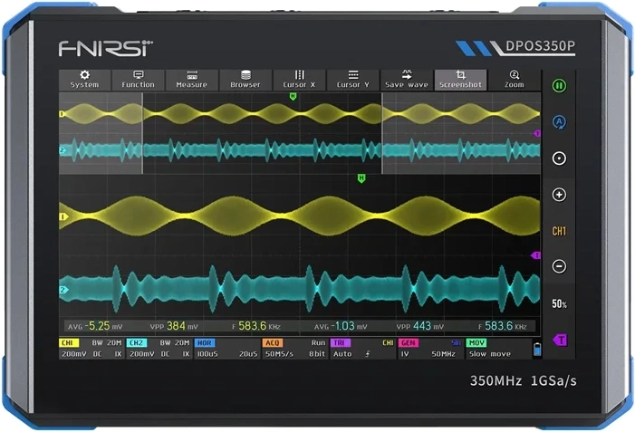 Oscilloscope numérique Fnirsi DPOS350P 4 en 1