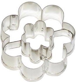 Emporte-pièce à biscuits fleur avec fleur intérieure