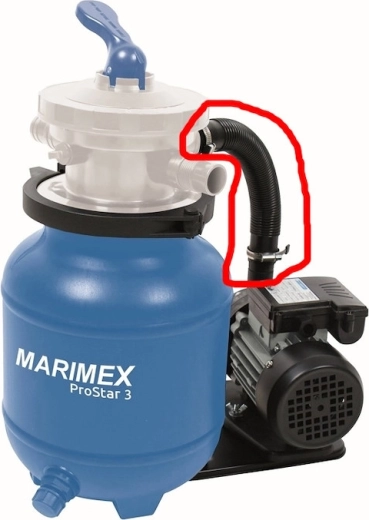 Tuyau de raccordement pour filtration ProStar 3, 30 cm