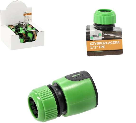 1/2 Hose Quick Connector with TPE Surface