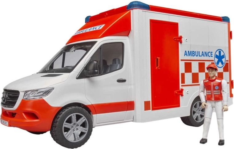 Mercedes-Benz Sprinter Bruder ambulance met hulpverlener, licht en geluid