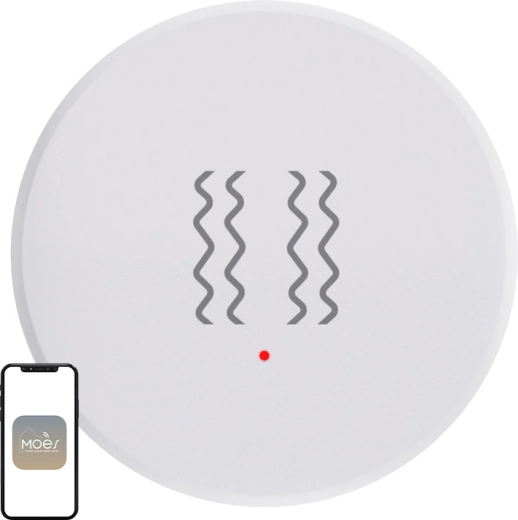 Moes ZigBee trillingssensor ZSS-S02-VBR-C