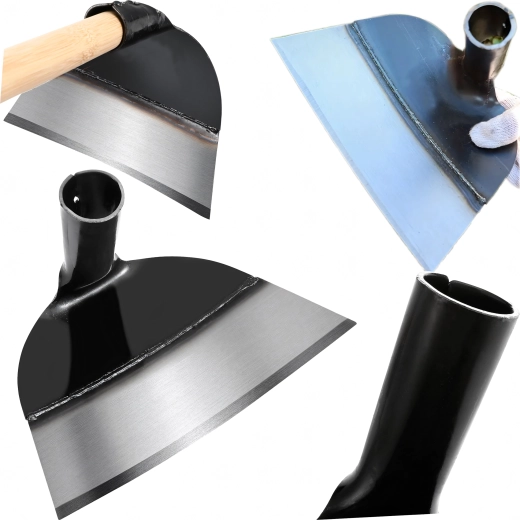 Garden hoe with hook 26 cm made of forged steel