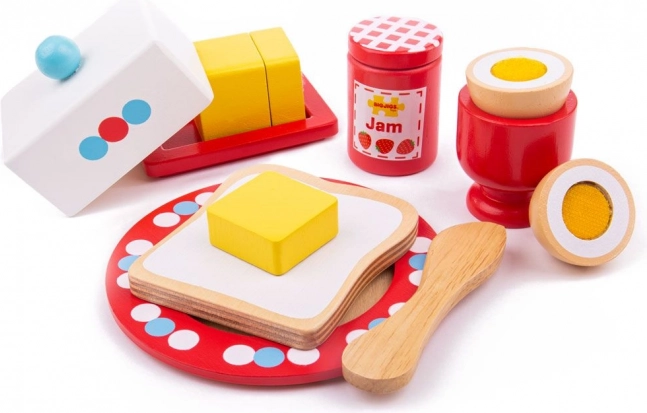 Wooden Breakfast Set by Bigjigs Toys