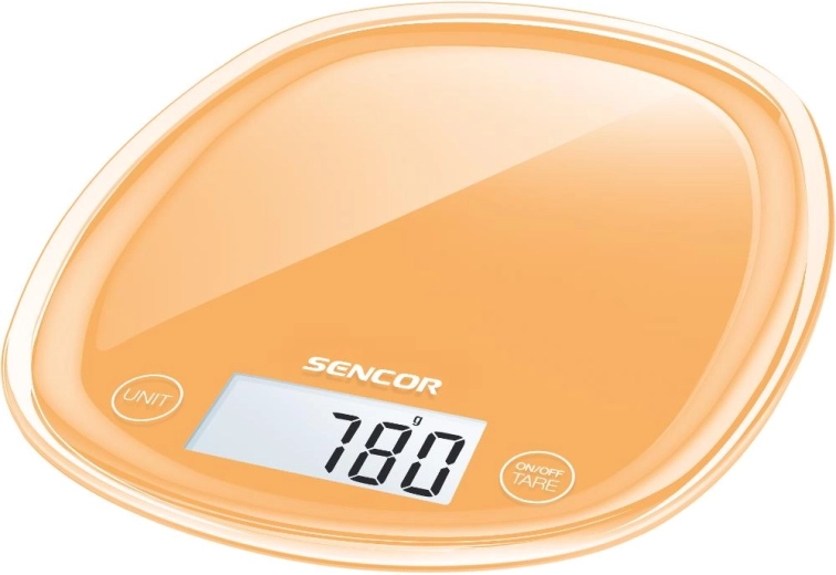 Sencor keukenweegschaal in oranje