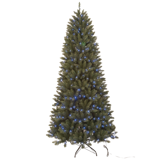 Sapin de Noël artificiel 210 cm vert smart LED multicolore - 1 pièce