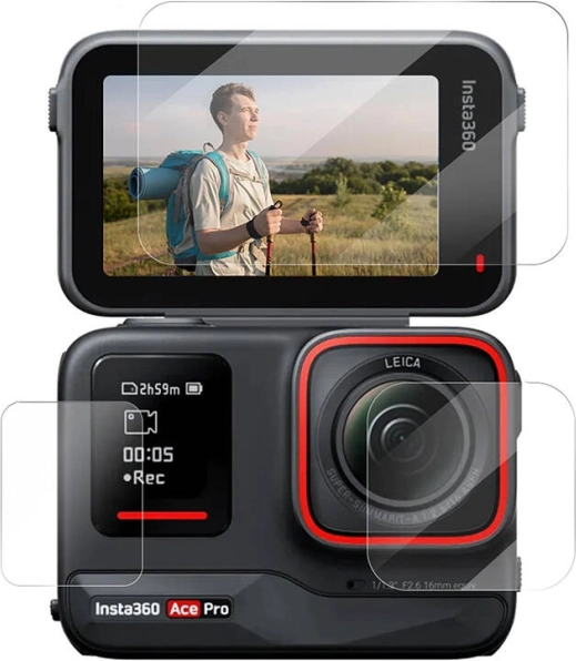 Gehard glazen folie TELESIN voor INSTA360 Ace Pro / Ace