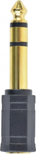Audio adapter 6.35 mm TRS (male) to 3.5 mm jack (female) – gold-plated