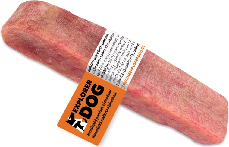 Explorer Dog bâtonnet dentaire himalayen au fromage avec fraises taille L
