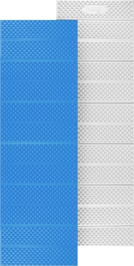 Tapis de sol en mousse pliant avec couche réfléchissante bleu