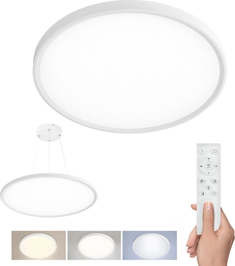 Solight LED plafondlamp Estela White UGR met afstandsbediening 40 W 4300 lm 50 cm