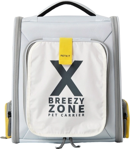 Petkit Breezy X ZONE Rucksack-Transportbox für Haustiere grau